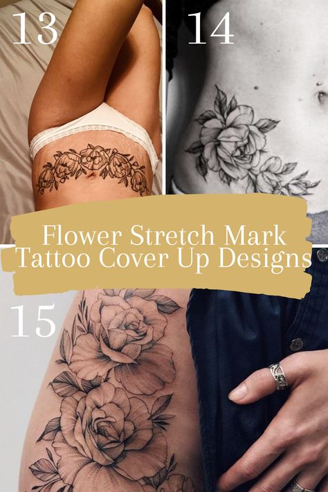 Stunning Stretch Mark Cover Up Tattoos - tattooglee Tattoos To Cover Strech Marks, Tattoo To Cover C Section, Tattoo To Cover Hip Surgery Scar, Tattoo To Cover Scar From Surgery Women, Abdominal Scar Tattoos Women, Strech Marks Tatoos, Tattoos Over Stretch, Cesarean Tattoo Cover Up, Women Stomach Tattoos Cover Up