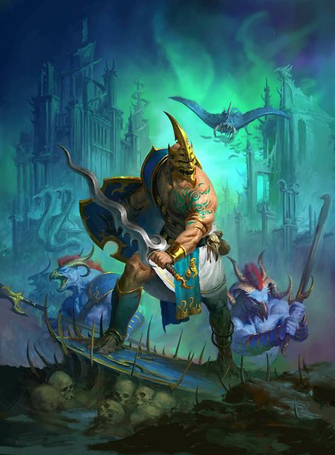 ArtStation - Disciples of tzeentch cover art, johan grenier Warhammer Tzeentch Art, Johan Grenier, Bird Helmet, Warhammer Aos, Warhammer 40k Art, Fantasy Battle, Warhammer Art, Warhammer 40k Artwork, Warhammer Fantasy