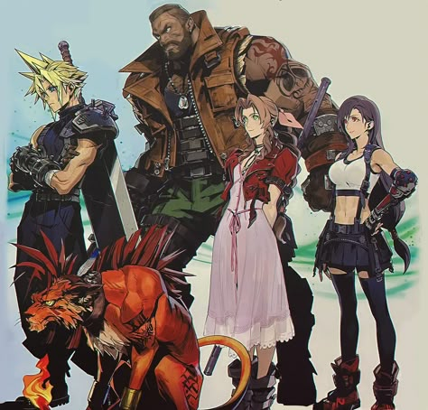 Official art of FF7 Ever Crisis, I... - Aerith Gainsborough Gaming Magazine, Ever Crisis, Final Fantasy Funny, Final Fantasy Ix, Aerith Gainsborough, Fantasy Universe, Final Fantasy Collection, Final Fantasy Artwork, Fantasy Kingdom