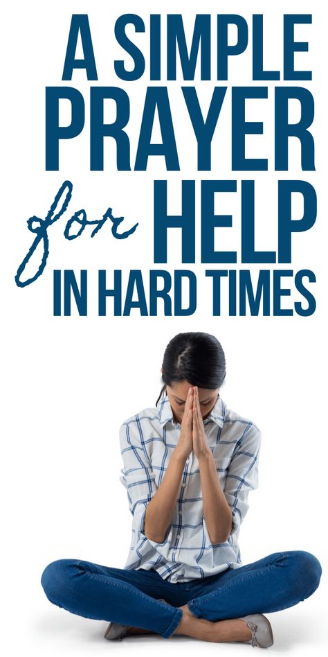 A simple prayer to God for help in hard times - Woman Praying - Pin for Pinterest Prayer For Financial Help, Prayer For Finances, Prayer For Strength, Prayer For Help, Prayer To God, Financial Prayers, Today's Prayer, I Need God, Money Prayer