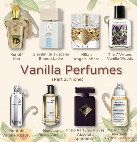 Vanilla Perfumes to Try! Vanilla Perfumes, Exam Motivation, Fragrances Perfume Woman, Fall Fragrance, Vanilla Perfume, Bath And Body Works Perfume, Shower Skin Care, Body Smells, Cherry Cola