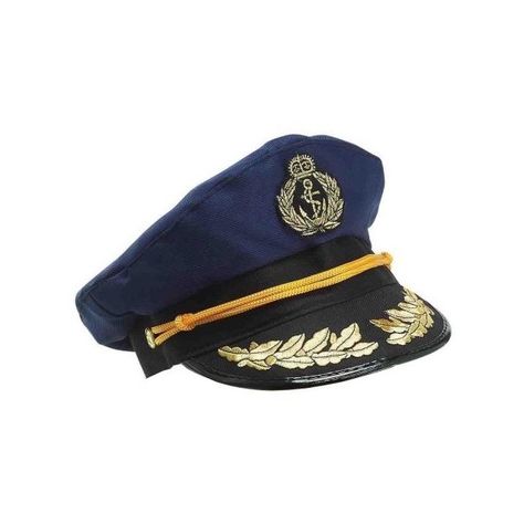 Deluxe Blue Yacht Captain Nautical Sailor Hat Navy Cap ❤ liked on Polyvore featuring accessories, hats, navy blue cap, cap hats, navy sailor hat, blue hat and blue cap Sailor Captain, Captain Costume, Sailor Cap, Navy Cap, Navy Uniforms, French Beret, Navy Sailor, Navy Hats, Sailor Hat