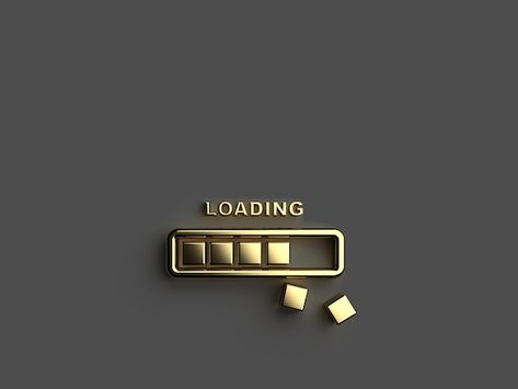 Photo 3d render loading sign gold frame ... | Premium Photo #Freepik #photo #genius #brain #mind #brain-development Loading Sign, Brain Development, 3d Render, Premium Photo, Gold Frame, Black Background, Black Backgrounds, A Black, Brain