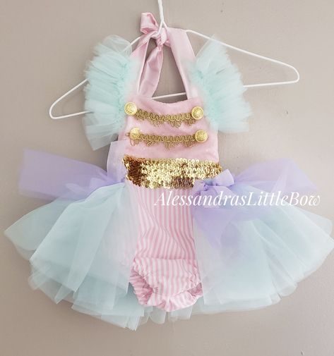 Ring Master Pastel Romper – AlessandrasLittleBow Pink Circus Cake, Circus 1st Birthday Party Girl, Carnival First Birthday Party Girl, Pastel Carnival Theme Party, Carnival Birthday Outfit, Pink Carnival Birthday Party, Pastel Circus Party, Carnival Birthday Theme, Carnival Baby Showers