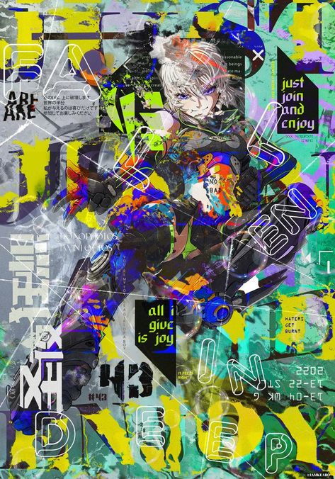 Anti-design Graphic Design, Anime Maximalism, Street Art Poster Design, Anti Graphic Layout, Maximalism Poster Design, Anti Design Graphic Poster, Anti Graphic Design, Maximalist Poster Design, Maxilism Design