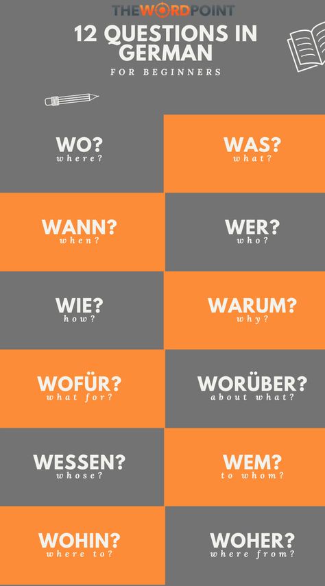 Questions in German for beginners. There are a lot more ways of asking a question in German than in English! #German #Language #Grammar #questionwords German Grammar Rules, German Sentence Structure, German Language Learning Worksheets, German Grammar Cheat Sheet, German Language Learning For Beginners, German Phrases Travel, Learn German Beginner, German Notes, German To English