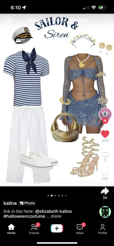 Pices Zodiac Costume, Sailor Makeup, Mermaid Sailor Costume, Sailor Costume For Women, Mermaid And Sailor Costume, Cute Sailor Halloween Costumes, Sailor Costume, Sailor Girl Halloween Costume, Women’s Sailor Costume