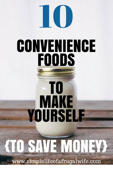 convenience foods Smart Plan, Foods To Make, Provident Living, Frugal Food, Frugal Cooking, Diy Mixes, Homemade Foods, Budget Cooking, Diary Free