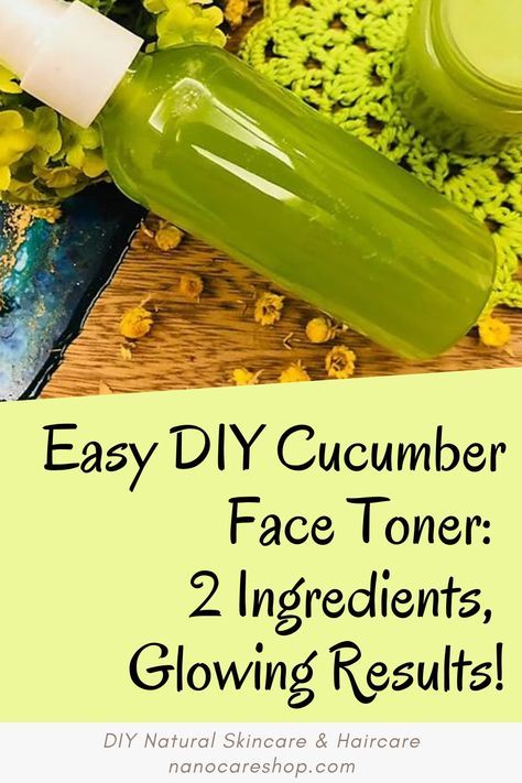 In just a few simple steps, this Easy DIY Cucumber Face Toner revitalizes your complexion using only 2 natural ingredients. Say goodbye to complicated skincare routines – our fuss-free recipe ensures glowing results effortlessly. Pamper your skin with this quick and effective homemade solution, embracing the power of simplicity for a naturally beautiful you! Natural Face Toner Diy, Cucumber Face Toner, Diy Turmeric Face Toner, Cucumber Toner Diy Homemade, Diy Face Toner For Oily Skin, Homemade Face Toner Recipes, Homemade Facial Toner, Diy Face Toner For Glowing Skin, Easy Diy Skin Care Recipes