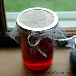 Raspberry Honey Jelly Recipe- making jams with honey instead of sugar How To Make Honey Jelly, Honey Jelly Recipe, Mulberry Jelly Recipe, Raspberry Honey Butter, Frozen Honey Jelly, Raspberry Honey Jam, Raspberry Jelly Recipe, Strawberry Jelly Recipes, Honeysuckle Jelly