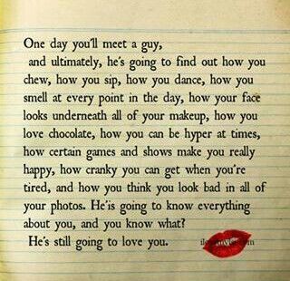 And that's when you know he's the one. The Perfect Guy, E Card, Love And Marriage, Cute Quotes, The Words, Great Quotes, Beautiful Words, Relationship Quotes, Favorite Quotes