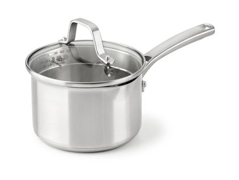 Calphalon Classic Stainless Steel 1.5-qt. Sauce Pan with Cover Sauce Pans, Sauce Pan, Stainless Steel Cookware, Kitchen Cookware, Cookware Set, Steel Handle, Brushed Stainless Steel, Kitchen Essentials, Crate And Barrel