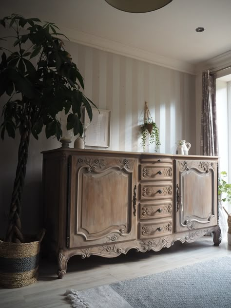 French Country Sideboard, Sideboard Ideas, Baby Cabinet, Raw Furniture, Muebles Shabby Chic, French Sideboard, Limed Oak, Large Farmhouse, Farmhouse Sideboard