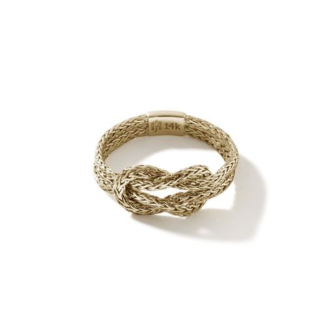 John Hardy Rings, John Hardy Jewelry, Love Knot Ring, Jewelry Knots, Pave Band, Knot Ring, John Hardy, Love Knot, Chain Ring