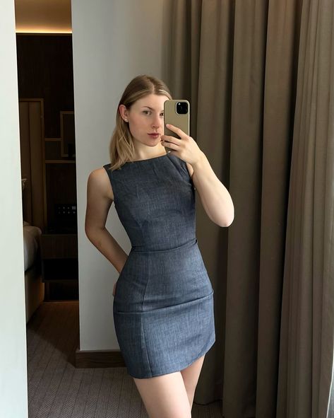 The little grey dress @rihoas_official LKML20: 20% OFF #rihoas #inrihoas IG @jessicamardle TikTok jessicamardle Pinterest jessica_mardle • • • #timelessfashion #classicalstyle #effortlessoutfits #elegantfashioninspo #autumnoutfit #ootd #luxurystyle #qualityfashion Rihoas Dress, Kenya Trip, Grey Dress Outfit, Everyday Fashion Outfits, Grey Dress, Lovely Clothes, Girly Outfits, Office Fashion, Elegant Outfit