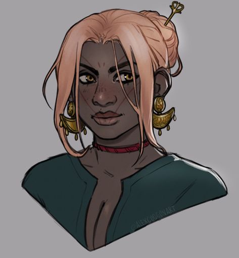 my girl Nephele, bg3 doesn't have duergar as a playable subrace and i am sad but I will make due in the meanwhile.She's a material girl barbarian. Dragon Sanctuary, Warlock Dnd, Pretty Portraits, Npc Ideas, Dnd Npc, Dark Elves, Fantasy Ideas, Map Making, Dnd Ideas