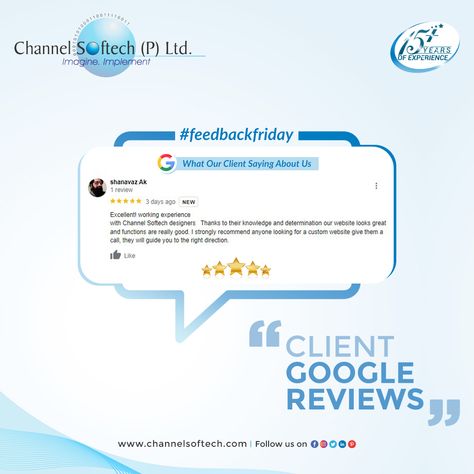 Check out what our clients say about us. We promise to do our best, to bring the best results for your business. Get in touch with us at www.channelsoftech.com for Web Design and Digital Marketing Services. . . . #channelsoftech #testimonials #clientreviews #happyclients #happycustomers #digitalmarketingcompany #digitalmarketingagency #digitalmarketingfirm #digitalmarketing #digitalmarketer #socialmediamarketing Client Testimonials Design, Testimonials Design Inspiration, Customer Testimonial Design, Testimonial Design, News Website Design, Computer Basic, Client Testimonial, Marketing Firm, Customer Testimonials