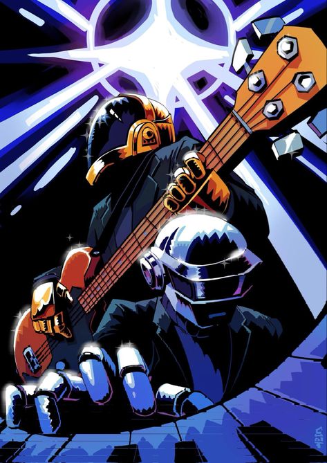 Daft Punk Poster, Random Access Memories, Daft Punk, Cool Wallpapers Art, Commissions Open, Graphic Design Posters, Electronic Music, Mosaic Crafts, Music Poster