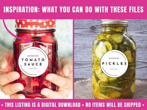 Organize your kitchen with the Mason Jar Labels Template! Personalized and editable jar labels for canning, spices, and pantry items. Canning Jar Labels, Mason Jars Labels, Custom Pantry, Canning Labels, Jar Stickers, Spice Labels, Organize Your Kitchen, Canning Jar, Joy Of Cooking