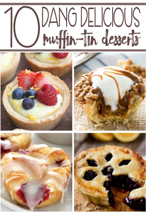 Muffin Tin Desserts, Mini Muffin Tin Recipes, Muffin Meals, Dessert Images, Muffin Cups Recipes, Muffin Pan Recipes, Muffin Tin Meals, Cups Recipes, Cookie Cups Recipe