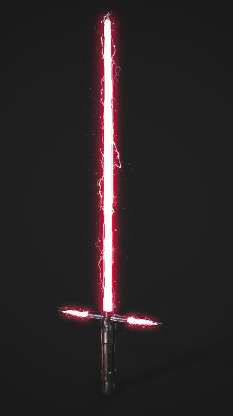 Star Wars Swords Lightsaber, Kylo Ren Saber, Lightsaber Art, Lightsaber Tattoo, Kylo Ren Lightsaber, Sith Lightsaber, Astronomical Watch, Star Wars Sith Lords, Red Lightsaber