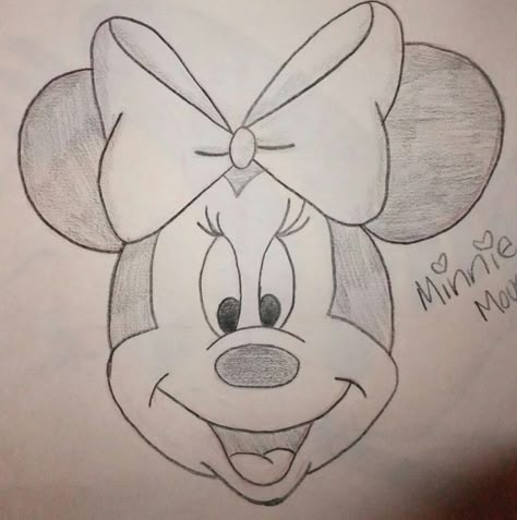 . Olaf Drawing, Mouse Drawings, Minnie Mouse Drawing, Disney Character Drawings, Easy Disney Drawings, Disney Drawings Sketches, Mouse Drawing, Cute Disney Drawings, Drawing Hands