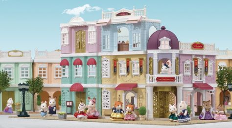 Grand Department Store Gift Set | Sylvanian Families Sylvanian Families Storage, Sylvanian Families House, Chocolate Rabbit, Calico Critters Families, Gelato Shop, Present For Christmas, Calico Critter, Sylvanian Family, Japanese Toys