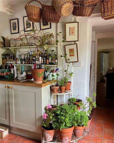 Colourful Kitchen, English Houses, Deco Champetre, Manor Farm, Sunny Sunday, Bohemian Eclectic, Cottage Kitchens, Deco Boheme, Bedroom Décor