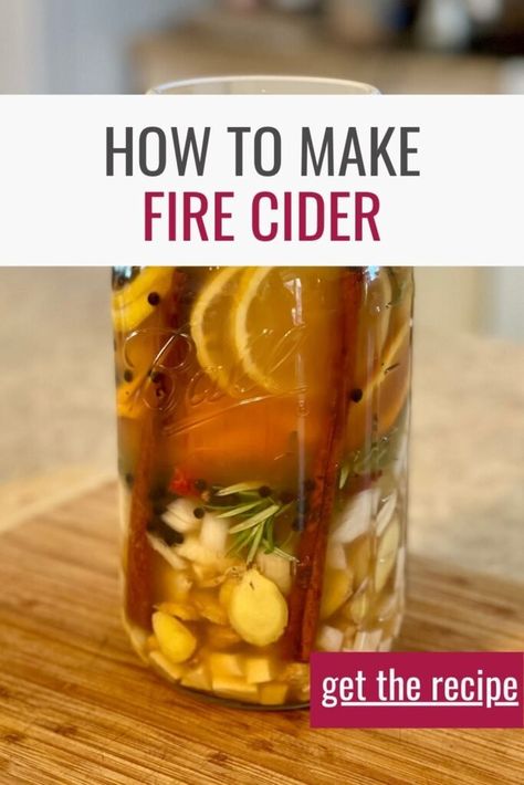 Fire Cider Recipe Rosemary Gladstar, Fire Cider Tonic, Cider Recipes, Fire Cider Recipe, Homestead Recipes, Fire Cider, Tonic Recipe, Cider Recipe, How To Make Fire