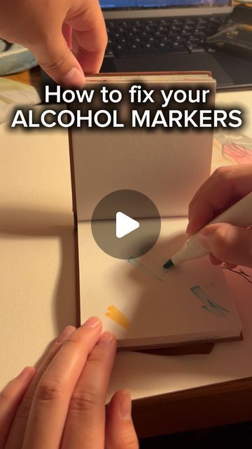 How To Color With Alcohol Markers, Alcohol Marker Tutorial, Alcohol Markers Techniques, Ink Techniques, Alcohol Ink Markers, Best Alcohol, Alcohol Markers, Alcohol Inks, Sylvanian Families