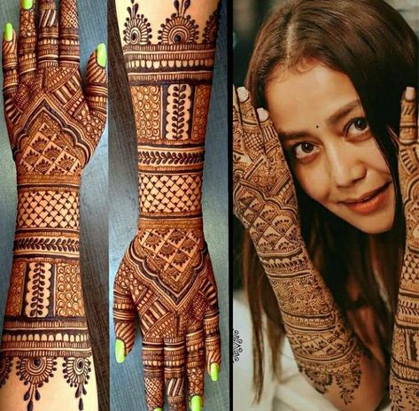 Mehindhi Design For Bridal, Simple Mehendi Designs 2024 Back, Mehndi Design Images Full Hand, Bridal Mehndi Designs Front Hand, Marwadi Mehendi Designs, Full Hand Bridal Mehendi Designs, Arbi Mehndi Design, Mehndi Designs Dulhan, Hand Mehndi Design Simple