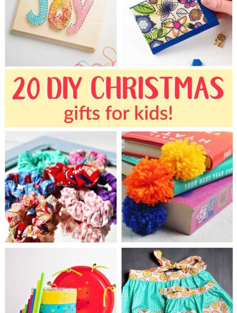 Looking for fun homemade gift ideas? Check out Nana's list of 20 DIY Christmas Gifts for Kids! #WelcometoNanas #ChristmasGiftsforKids #DIYChristmasGifts #HomemadeGiftIdeas Dit Christmas Gifts, Christmas Gifts Made By Kids, Gifts Made By Kids, Kids Homemade Christmas Gifts, Dyi Christmas Gifts, Gifts Kids Can Make, Fun Homemade Gifts, Homemade Kids Gifts, Homemade Christmas Presents