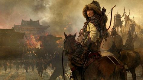 Golden Horde, Genghis Khan, Hyrule Warriors, Historical Painting, Age Of Empires, Viking Art, The Throne, Descendants, World History