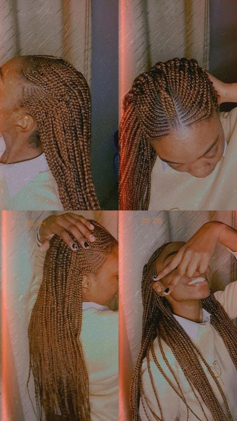 Half cornrows, half box braids in the braid color 30....waist length. It took about 5 hours to be completed. Color 30 Cornrows, Half Cornrows Half Box Braids, Half Box Braids, Half Cornrows, Women Hairstyles, 5 Hours, Hair Tips, Waist Length, Own Style