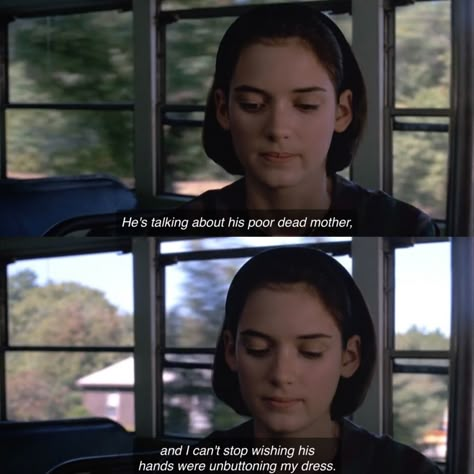 Mermaids Movie, Winona Ryder Mermaids, Cher Mermaids, 90s Movie Quotes Aesthetic, Mermaids Winona Ryder, Winona Ryder Gif 90s, Winona Ryder The Age Of Innocence, Cher 90s, Cher Quotes