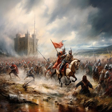 📰 Daily News from the Past #49 🤖 Made by AI, curated by a human 📚 On July 22nd, in 1298, the Battle of Falkirk took place during the First War of Scottish Independence, resulting in a victory for England over Scotland. #Midjourney #ChatGPT #AI #HistoricalEvent #ScotlandvsEngland #MedievalBattle ￼ Best Instagram hashtags: #BattleofFalkirk #ScottishIndependence #MedievalWarfare #HistoricalBattle #EnglandvsScotland #WarHistory #MedievalScotland #MedievalEngland #Falkirk1298 #WarVictory Scottish Wars Of Independence, Dustland Fairytale, Best Instagram Hashtags, School Book Covers, Medieval England, Scottish Independence, Battle Of Britain, Aesthetic Japan, Instagram Hashtags