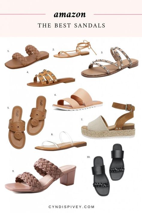 18+ Cute Sandals from Amazon for 2023 - Cyndi Spivey ; Opens a new tab If you're looking for the best cute sandals from Amazon in 2023, I've found them! These pairs are perfect to wear for spring and summer.Favorite Summer Sandals Under #summer #sandals #shoes #fashion #heels #sandal #style #highheels #SUMMERSHOES #SHOES #slidesshoes #cutesandals #sandalssummer #trendysandals #cutesandalsforsummer #trendingsandals Spring Shoes 2023 Women, Spring Shoes Women 2023, Women’s Summer Shoes 2023, Summer Shoes 2023 Women, Spring Summer Shoes 2023, Trending Sandals Summer 2023, Spring Sandals 2023, Spring Shoes 2023 Trends, Summer Sandals 2023 Trend