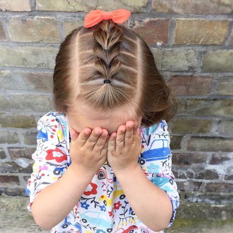 Braided Hair Ideas, Toddler Hairstyles Girl Fine Hair, Easy Toddler Hairstyles, Girls Hairdos, Cute Toddler Hairstyles, Easy Little Girl Hairstyles, Girly Hairstyles, Girl Hair Dos, Girls Hairstyles Easy