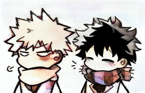 My Hero Academia Cute Chibi, Chibi Bakugou Cute, Bakugou Katsuki Chibi, Chibi Bakugo, Deku Chibi, Chibi Mha, Bkdk Cute, Izuku X Bakugou, Bakugou And Deku