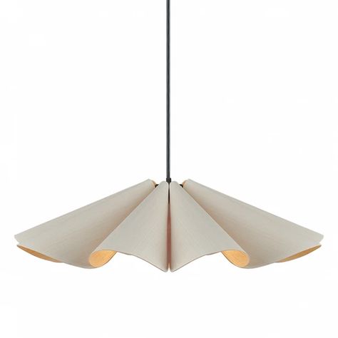 Bruck Delfina 60 1-lt Pendant WEP Light | WEPDEL/60/ASH/ASH | Bruck Lighting | LBC Lighting Off Center Pendant Light, &tradition Lighting, Wavy Pendant Light, Midcentury Light Fixture, Contemporary Lights, Commercial Pendant Lighting, Sculptural Chandelier, Flower Pendant Light, Oversized Pendant Light