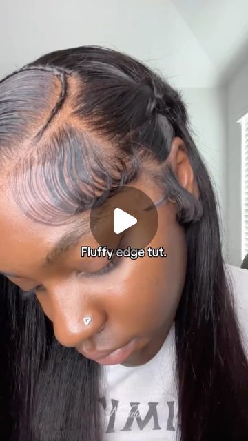 Nadula Glueless Wigs on Instagram: "Fluffy Edge Tutorial😍⭐️

#fypツ #edgestutorial #fluffyedges #babyhairtutorial #edgestyle #fluffybabyhair #babyhairstyle #haitstyle #hairstylistmagic #wiglover #wigstyle #wiginstall #lacefrontwig #wig #wiginstall #beginnerfriendlywigs #wiginstalltutorial #wigtutorial #humanhairwigs
TT: qt.karaaa" Hait Style, Frontal Installation, Edge Tutorial, Glueless Wigs, Love Shape, Wig Styles, Baby Hairstyles, Human Hair Wigs, Lace Front Wigs