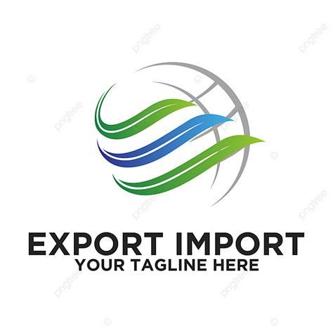 Global Export Import Logo Export Company Logo, Import Export Logo, Export Logo, Printer Logo, Global Logo, Logistics Logo, Data Logo, Money Logo, Globe Logo