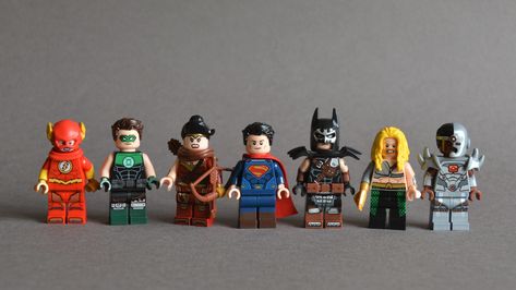 Lego Justice League, Justice League Movie Poster, Lego Marvel Custom Minifigures, Lego Dc Custom Minifigures, Lego Batmobile, Justice League 2001, Lego Apocalypse Minifigures, Lego Fire, Lego Super Heroes