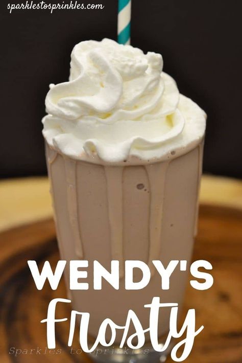 With three simple ingredients you can create a better for you version of the famous Wendy’s Frosty with this Wendy’s Frosty Recipe that is absolutely delicious that can be made in just a few minutes. Pin for Later! Chocolate Milk Mix, Wendys Frosty Recipe, Wendys Frosty, Chocolate Frosty, Frosty Recipe, Tasty Desserts, Smoothie Drink Recipes, Single Recipes, Milkshake Recipes