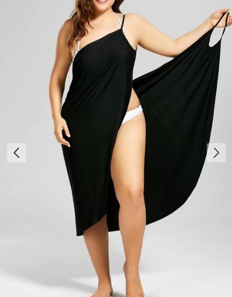 $18.99 USD Pareo Dress, Beach Wrap Skirt, Roselyn Sanchez, Plus Size Black Dresses, Backless Swimwear, Towel Dress, Plus Size Beach, Jennette Mccurdy, Christie Brinkley