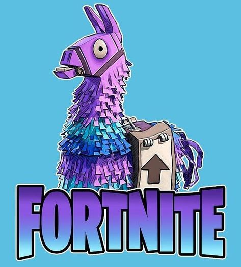 Fortnite Lama, Llama Images, Fortnite Llama, Fortnite Party, Harry Birthday, Llama Llama, Llama Birthday, Artist Alley, Christmas Paper Crafts