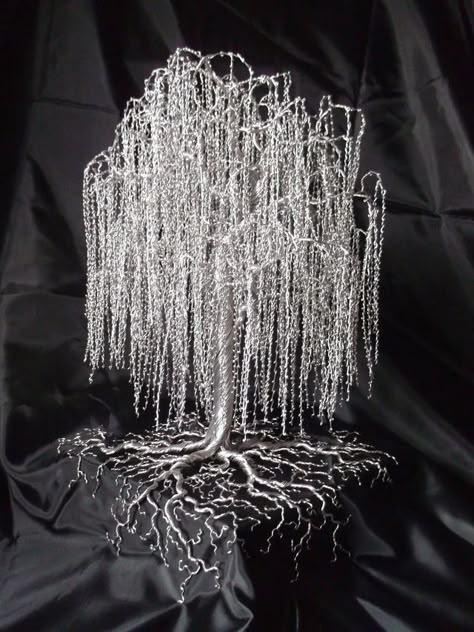 Copper Wire Art, Wire Art Sculpture, Wire Tree Sculpture, Wire Trees, Popular Crafts, Metal Tree Wall Art, Wire Tree, Tree Wall Decor, Tree Sculpture