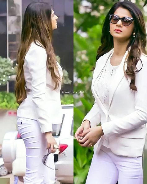 Jennifer Winget Beyhadh Outfits, Maya Fashion, Tough Clothes, Jennifer Dress, Jennifer Winget Beyhadh, Business Outfits Women, Designer Party Wear Dresses, Jennifer Winget, Party Look