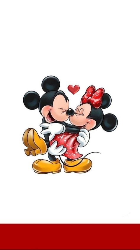 Minnie Mouse Pics, Minnie Mouse Valentines, Miki Mouse, Mickey And Minnie Kissing, Mickey Mouse Pictures, American Girl Doll Furniture, Mouse Wallpaper, Mouse Pictures, Mouse Art