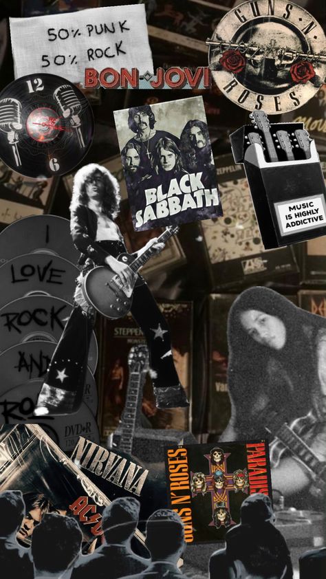 This was really fun, thank you @fstrnu for the recommendation🎸🤘🏻🎼 #music #vintage #rocknroll #rockbands #wallpaper #gunsnroses #bonjovi #blacksabbath and more Black Sabbath Aesthetic, Sabbath Aesthetic, Rock N Roll Wallpaper, Rock N Roll Aesthetic, Alt Rock, City Wallpaper, Music Aesthetic, Music Wallpaper, Black Sabbath